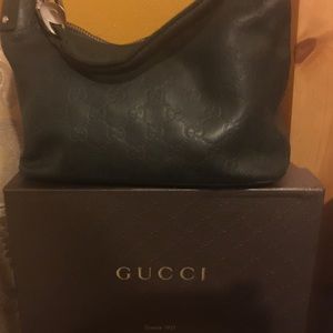 Black Gucci purse